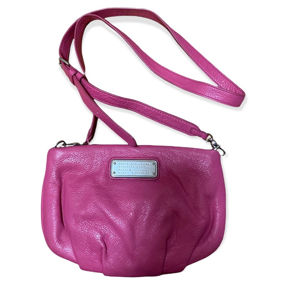 Marc jacobs pink leather crossbody